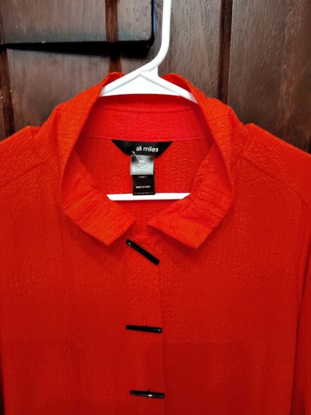 Ali Miles Ruffled Hem Red Size PXL Like New